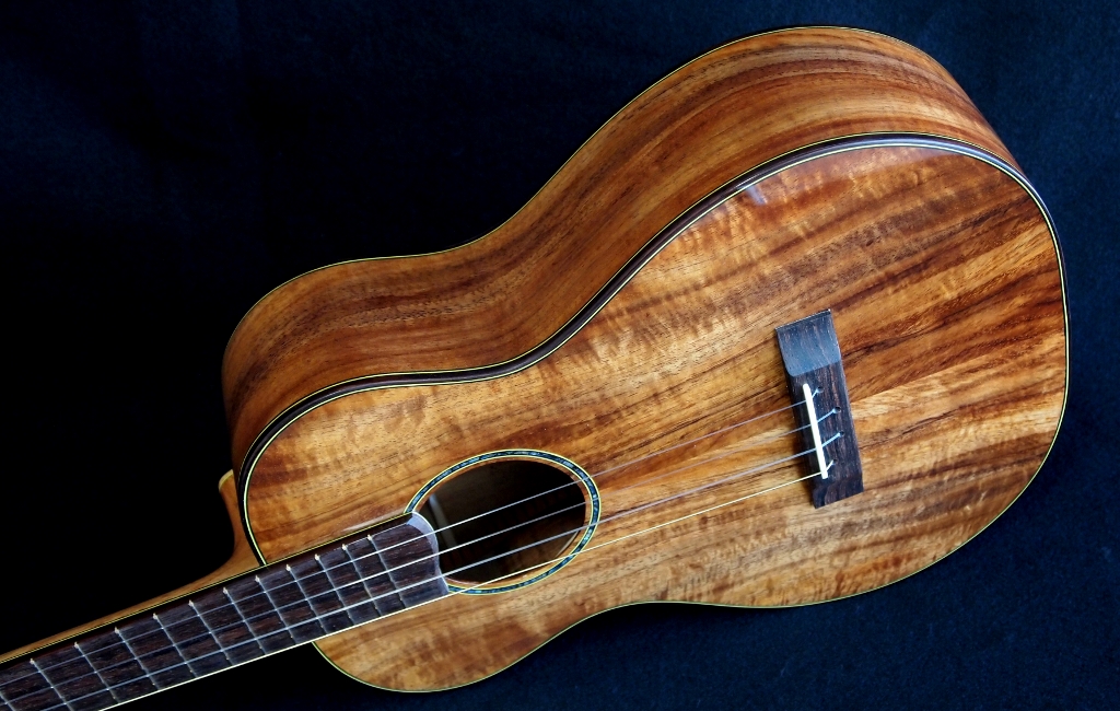 Koa Baritone Ukulele 2017 Kimo Ukulele