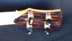 Plack Palm accent wood used on a pineapple concert ukulele