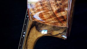 custom chocolate heart mango tenor ukulele