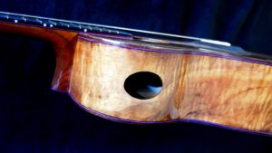 colorful curly koa custom tenor ukulele