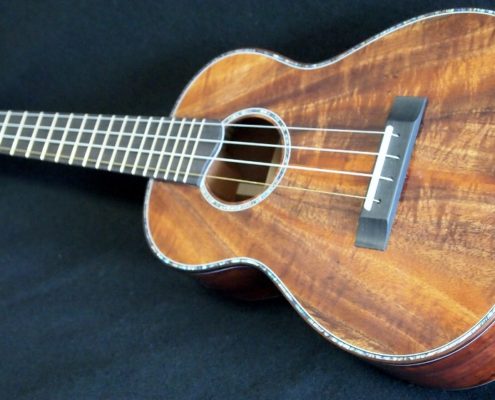 starflower inlay koa tenor ukulele