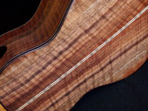 redwood walnut long neck concert ukulele 