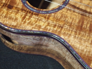 long neck koa concert ukulele