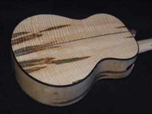 ancient spruce and ambrosia maple super tenor ukulele 