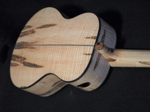 ancient spruce and ambrosia maple super tenor ukulele