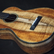 tri-color koa baritone ukulele