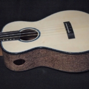 swiss moon spruce and pomelle bubinga baritone ukulele
