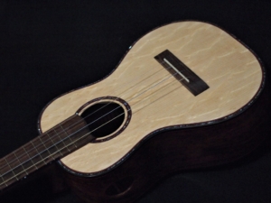 bubinga and bear long neck concert ukulele
