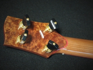 bubinga and bear long neck concert ukulele