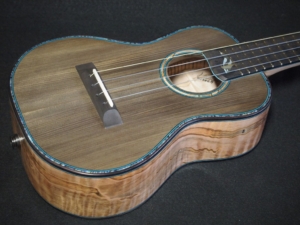 killer ambrosia maple long neck concert ukulele