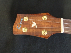  custom built by kimo ukulele san diego california made from salvage koa wood from the big island of hawaii