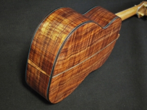 custom built by kimo ukulele san diego california made from salvage koa wood from the big island of hawaii