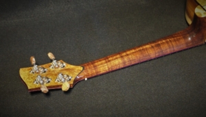cutaway koa super tenor ukulele