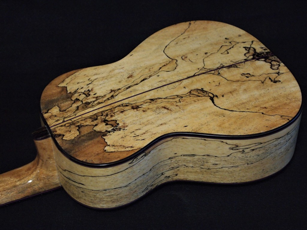 spalted tamarind and fir tenor ukulele