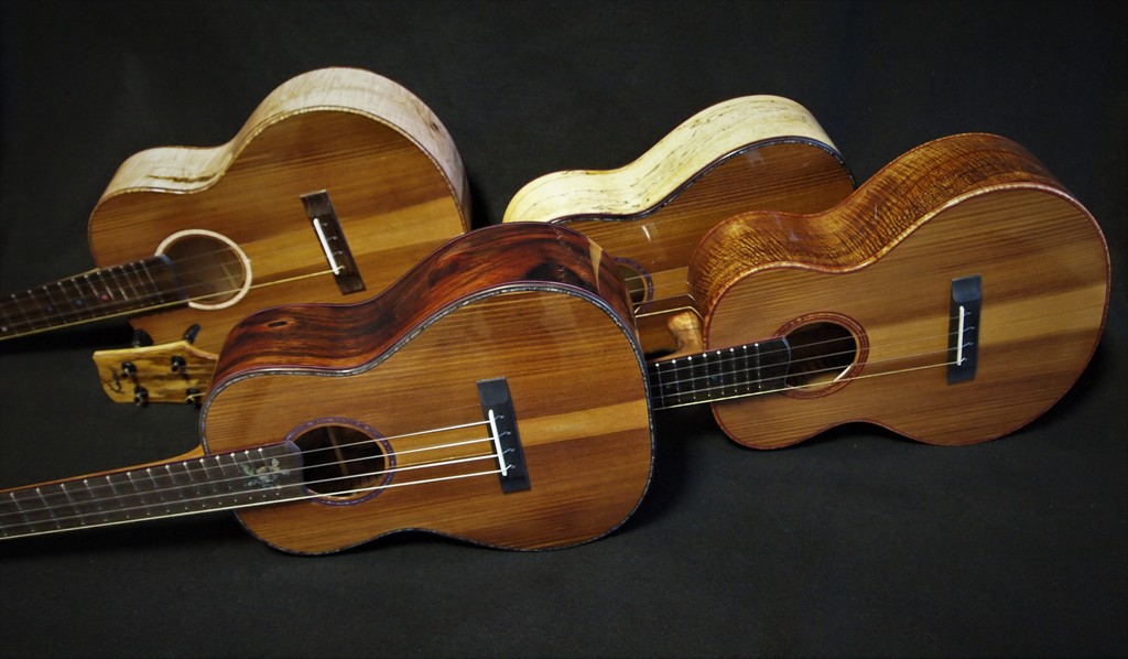 koa and pier piling fir ukulele