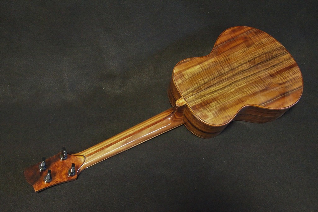 port orford cedar and claro walnut ukulele