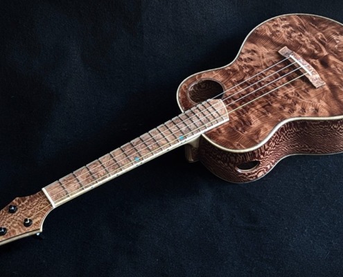 Sycamore And Redwood Custom Ukulele