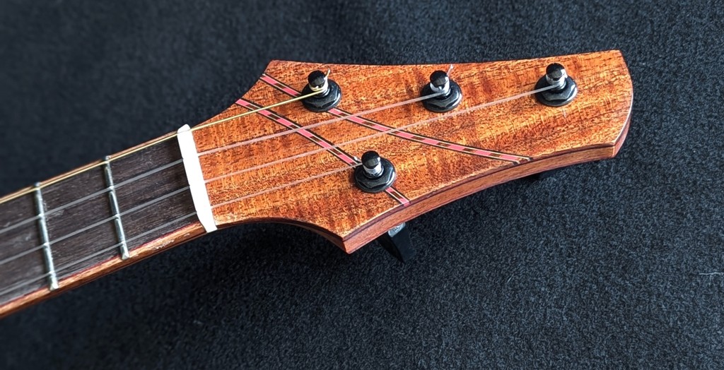 Double Puka Koa Custom Ukulele
