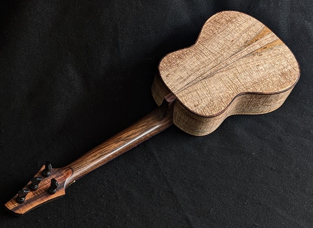 Krinkle Curl Koa Custom Ukulele