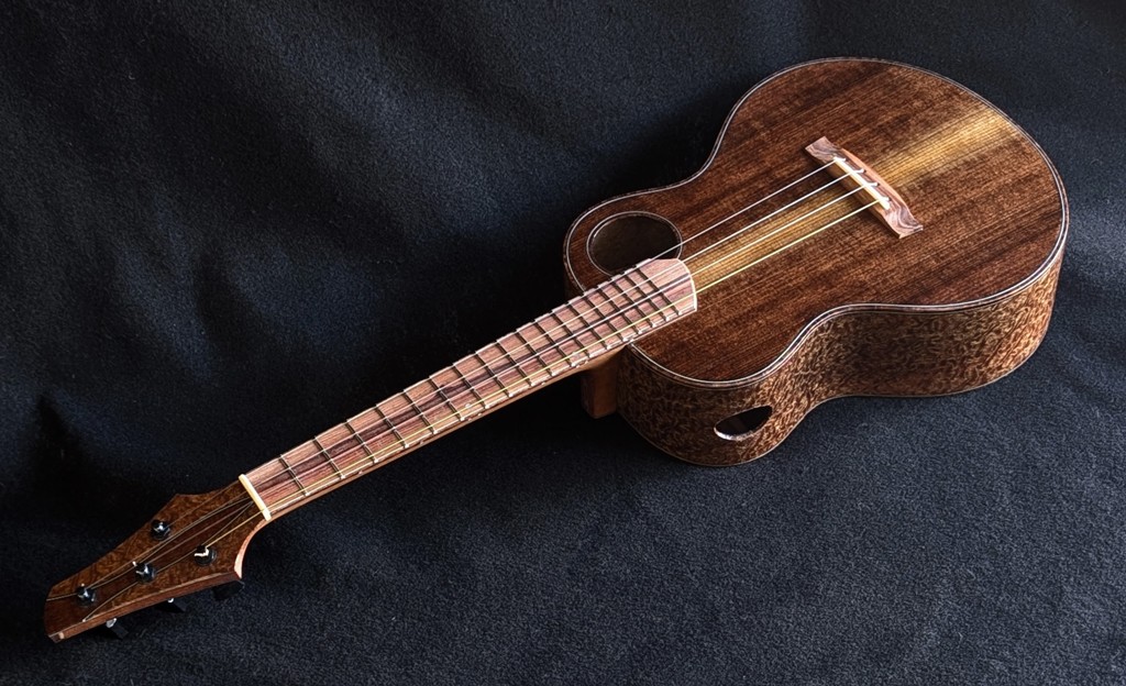 Figured Bubinga And Redwood Custom Ukulele