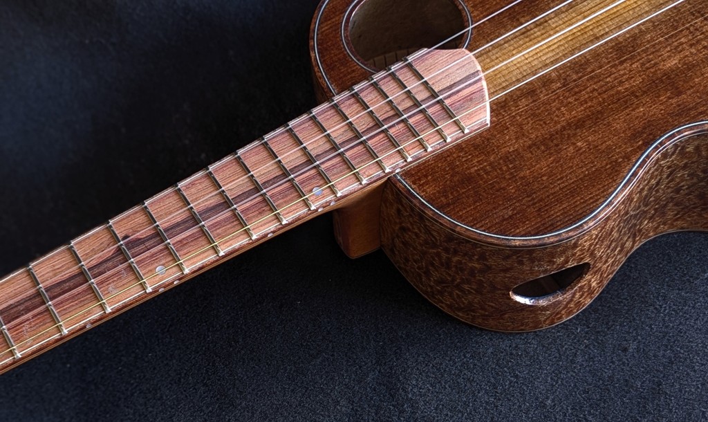 Figured Bubinga And Redwood Custom Ukulele
