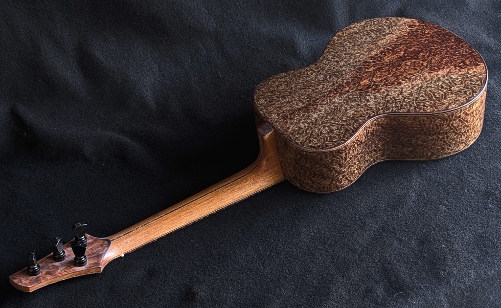 Figured Bubinga And Redwood Custom Ukulele