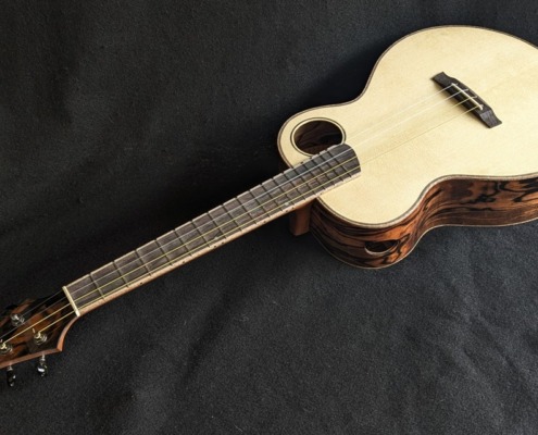 Munn Ebony And Moon Spruce Baritone Ukulele