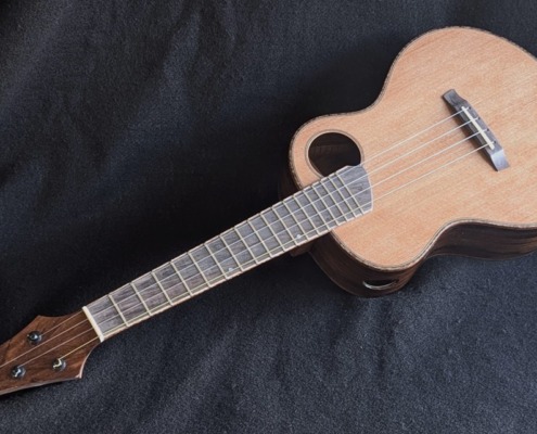 Redwood And Brazilian Custom Ukulele