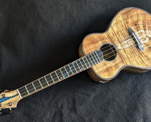 Compression Curl Koa Custom Ukulele