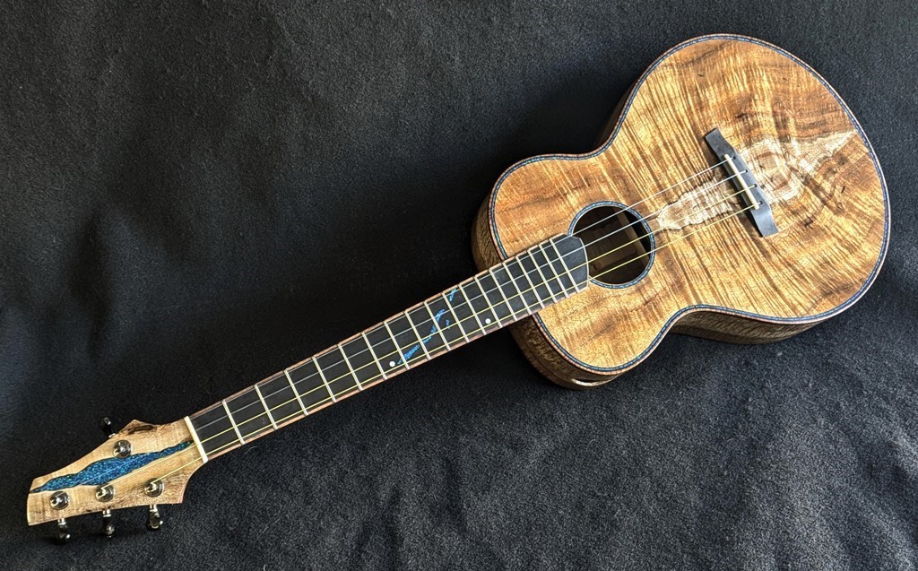 Compression Curl Koa Custom Ukulele