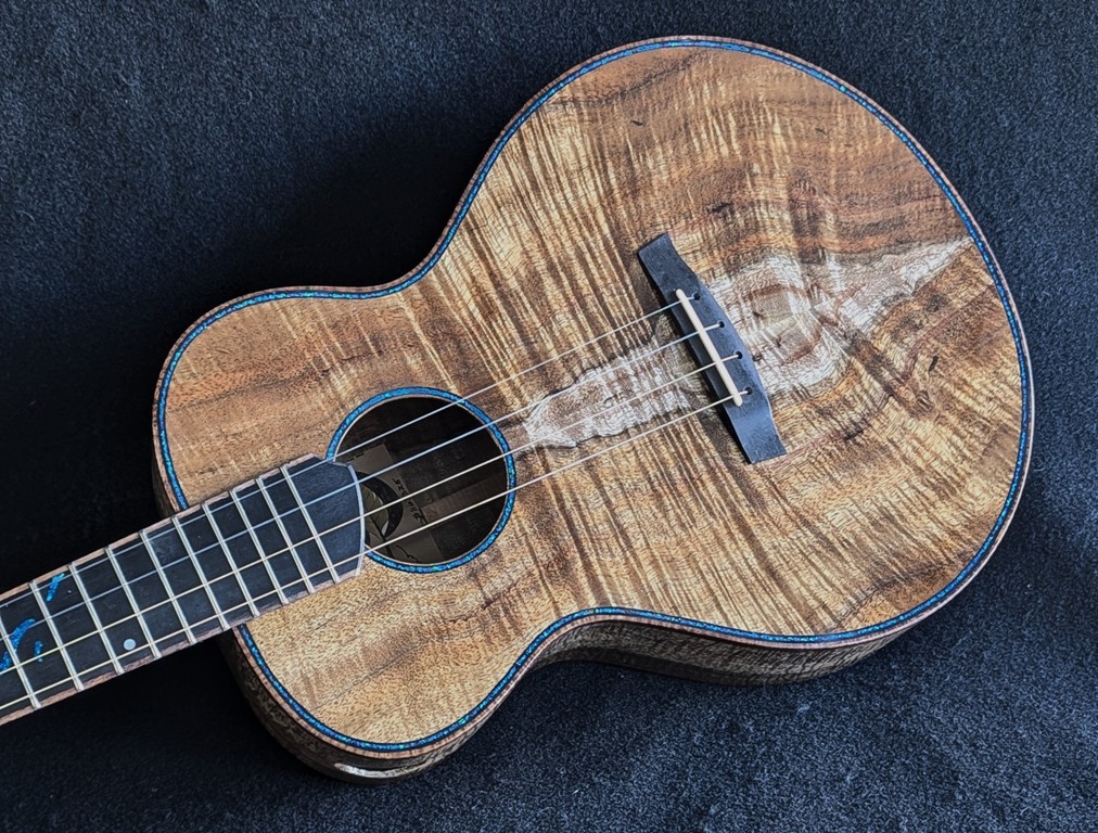 Compression Curl Koa Custom Ukulele