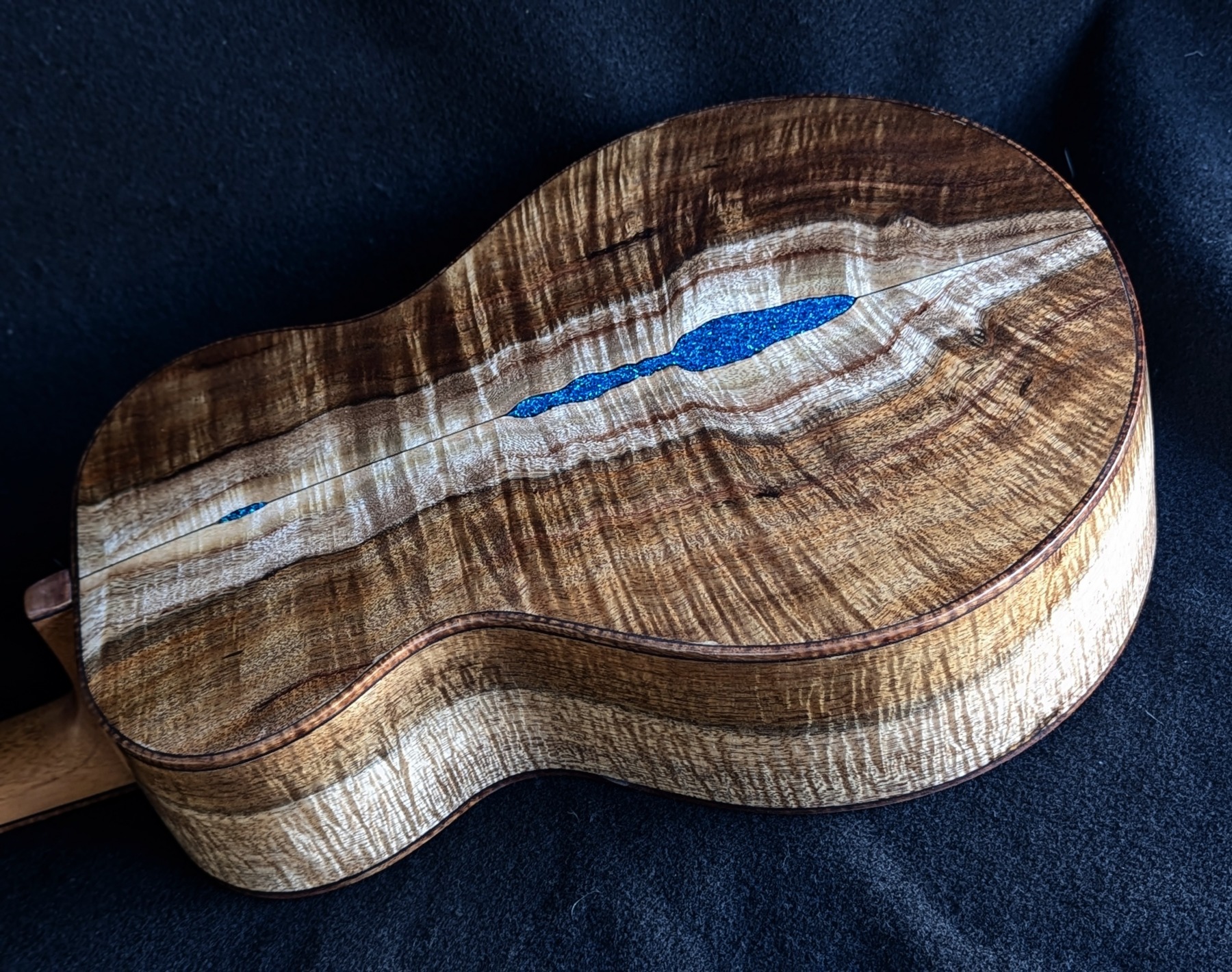 Compression Curl Koa Custom Ukulele