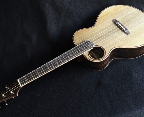 Custom Claro Walnut Baritone Ukulele