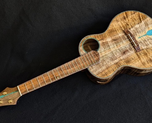 Koa And Opal Custom Tenor Ukulele
