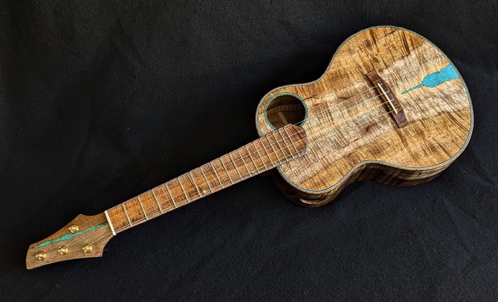 Koa And Opal Custom Tenor Ukulele