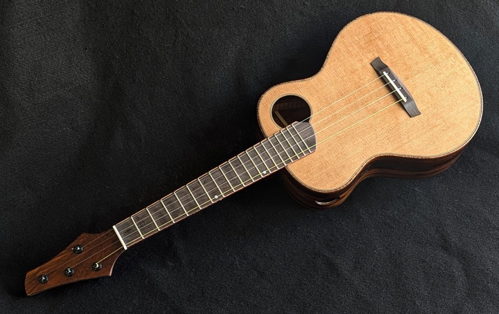 Snake Wood And Cedar Custom Ukulele