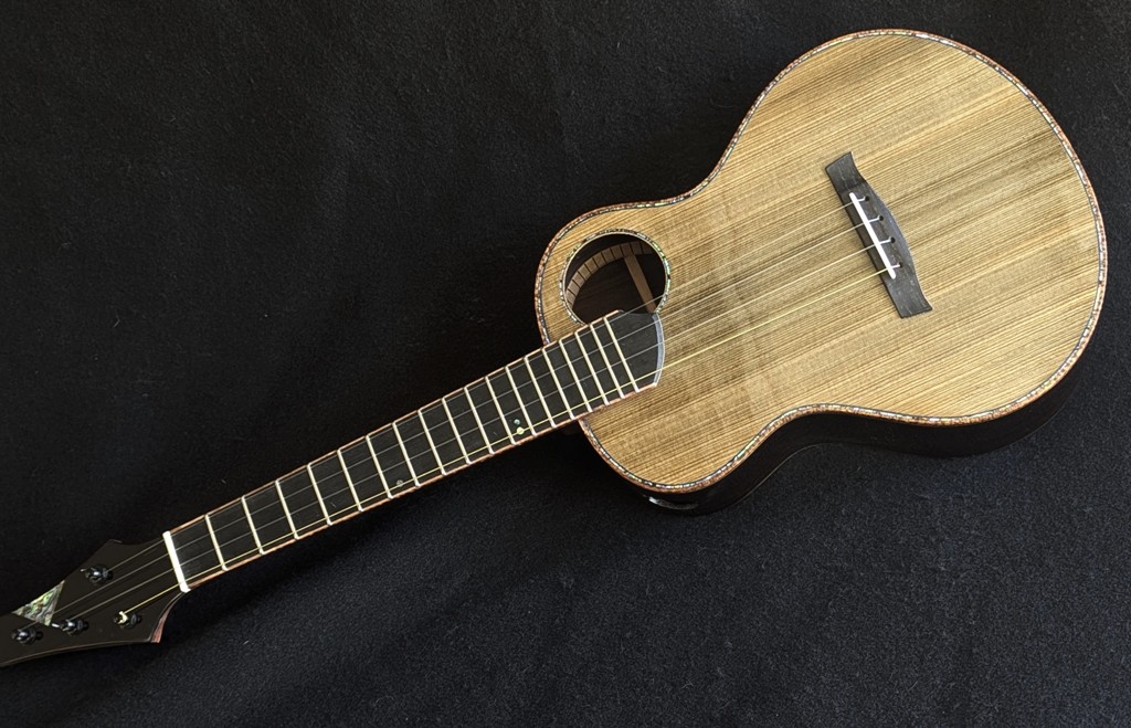 Dark Forest And India Rosewood Custom Ukulele