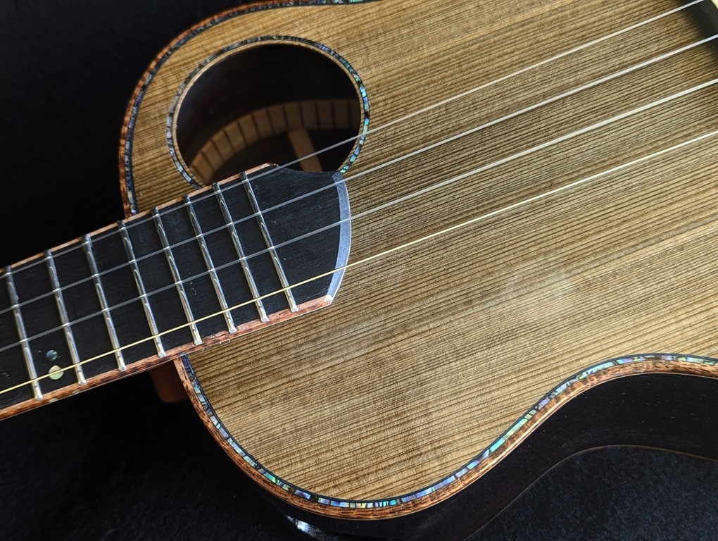 Dark Forest And India Rosewood Custom Ukulele