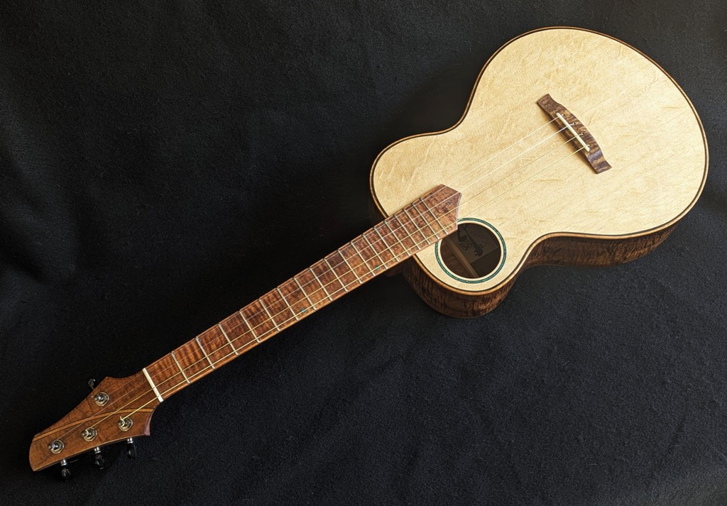 Koa And Bearclaw Baritone Ukulele