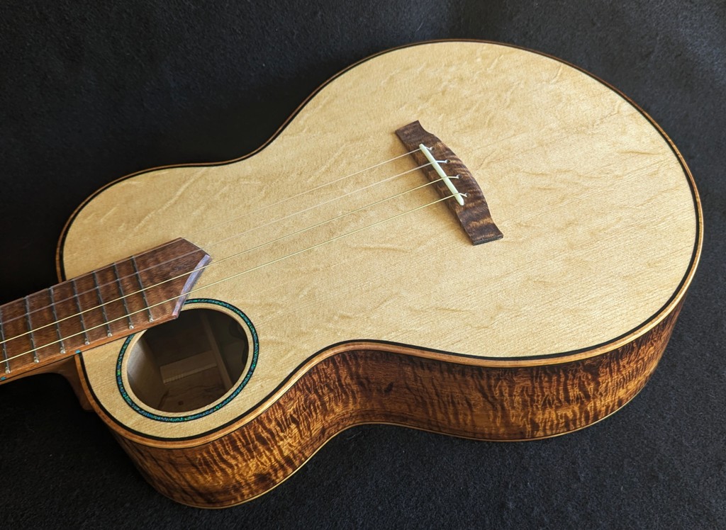 Koa And Bearclaw Baritone Ukulele