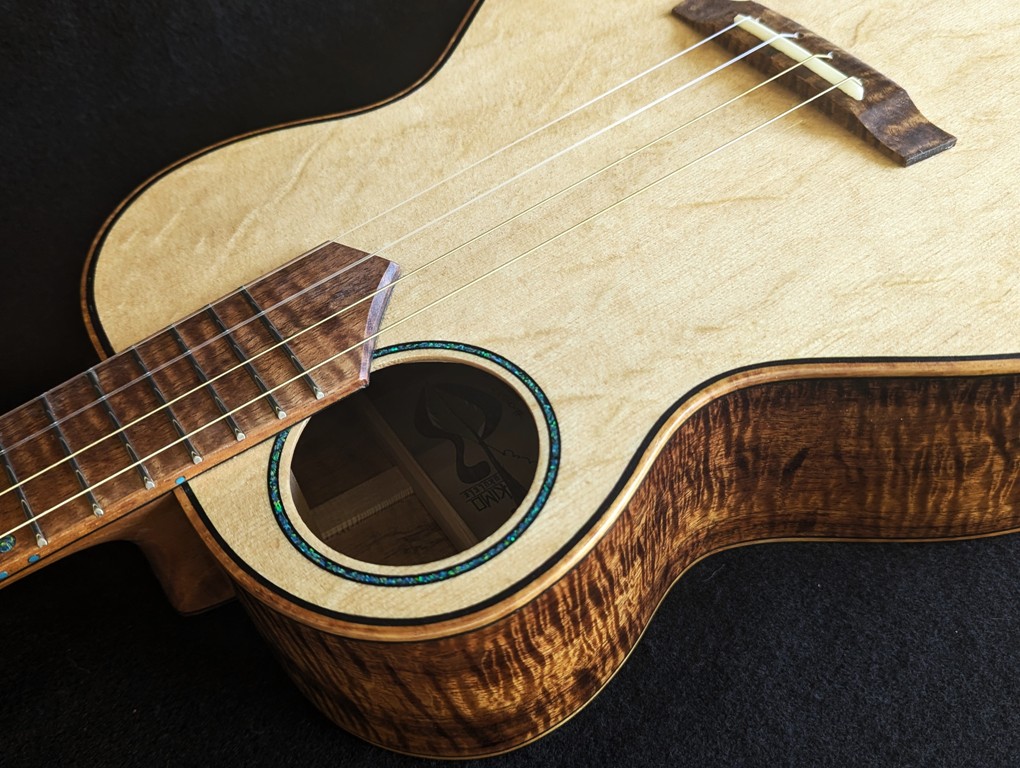 Koa And Bearclaw Baritone Ukulele